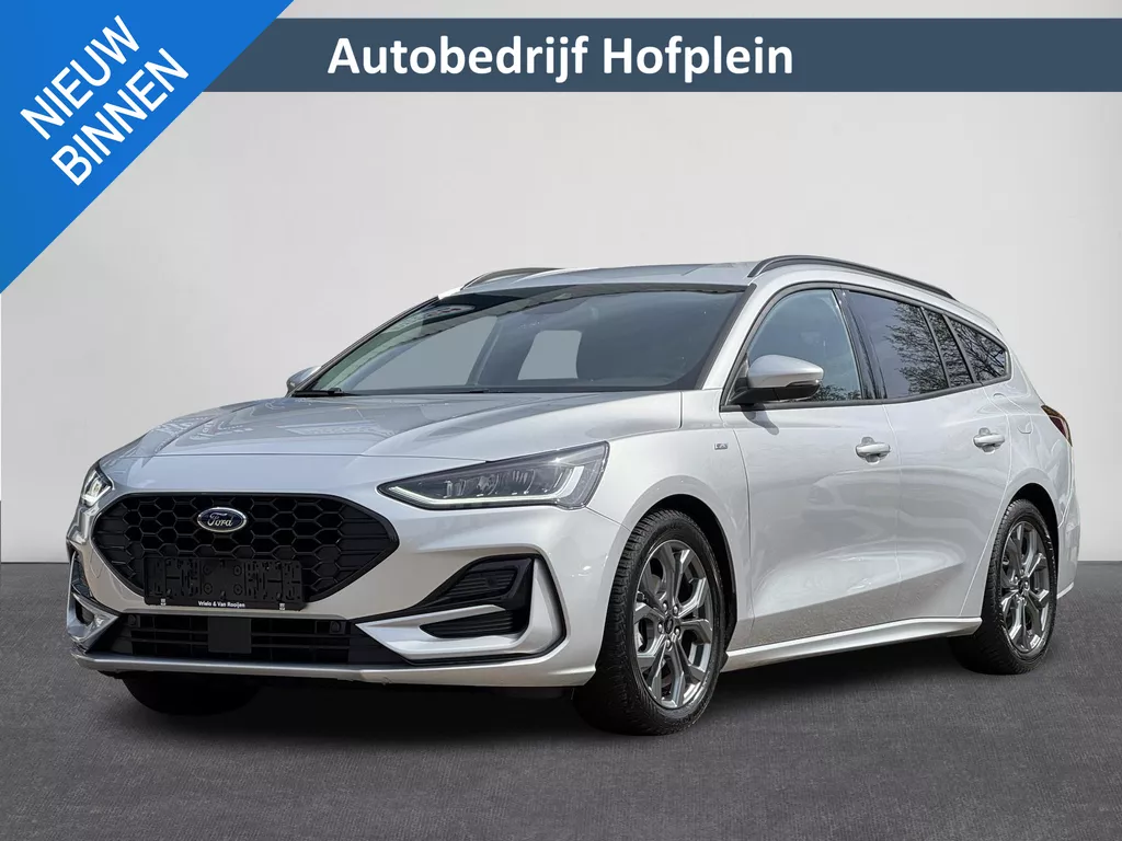 Ford Focus Wagon 1.0 EcoBoost Hybrid ST Line | ACC | Camera | Navi | Carplay | Clima | PDC voor + achter | Lm velgen | ( Vestiging - Vianen, 0347-371248 )