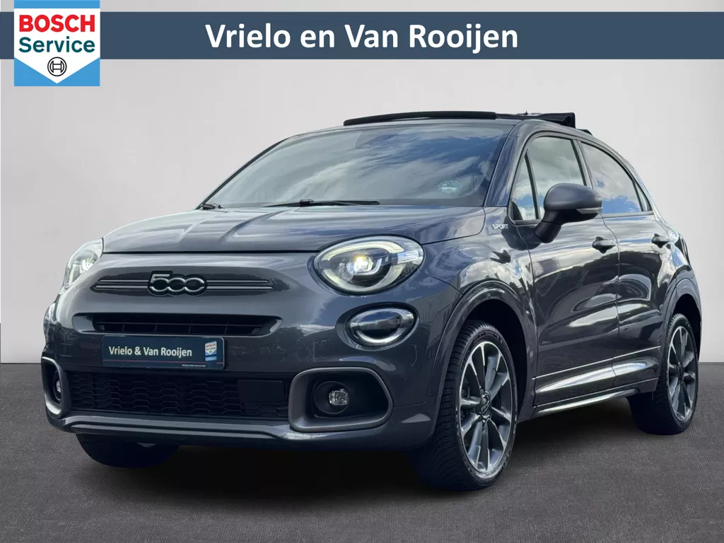 Fiat 500 X Cross 1.5 Hybrid Sport Cabrio | Automaat | Airco-Ecc | Navigatie | LED-lichtpakket | PDC | LM-Velgen ( Vesteging - Nieuwegein )