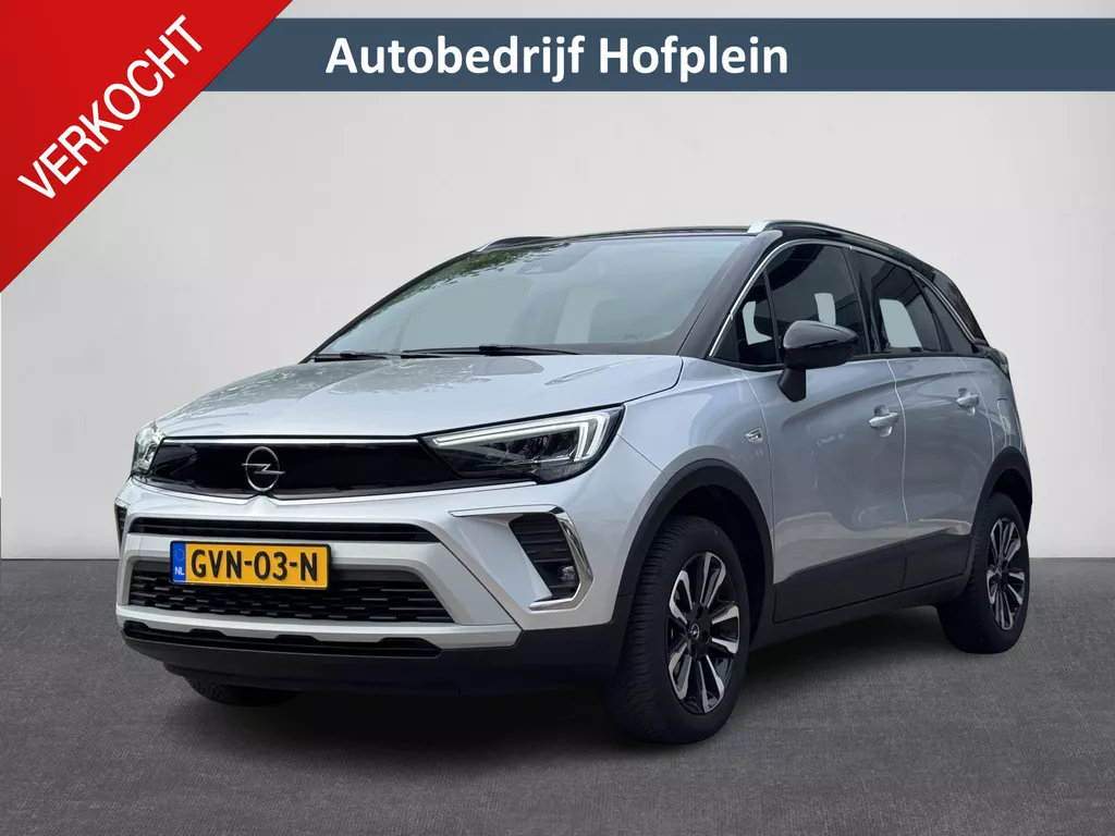 Opel Crossland 1.2 Turbo 130PK Automaat Elegance | Stuurverwarming | LED Verlichting | Apple Carplay/Android Auto | 16&quot;Lmv | Climate Control | Cruise Control | Navigatie By App ( Vestiging - Vianen Tel: 0347-371248 )