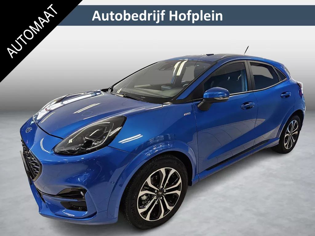 Ford Puma 1.0 EcoBoost Hybrid ST-Line X 125 PK | Automaat | Navigatie | Airco-Ecc | Cruise | Car play | LM-Velgen | PDC | Stoelverw+ Stuurverw | Camera  ( Vestiging - Vianen Tel: 0347-371248 )