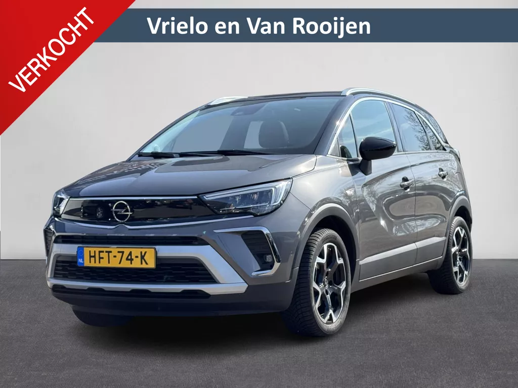 Opel Crossland 1.2 Turbo Ultimate | Automaat | Cruise | Camera | Elektrische ramen | Stoel/ Stuur verwarming | Navi | Pano | ( Vestiging - Nieuwegein )